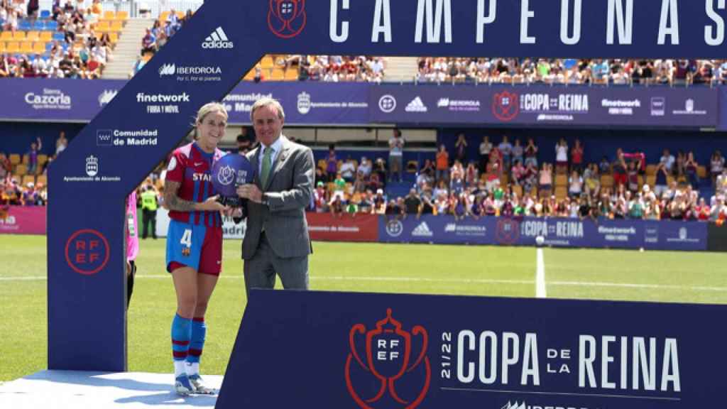Mapi León, MVP de la final de la Copa de la Reina