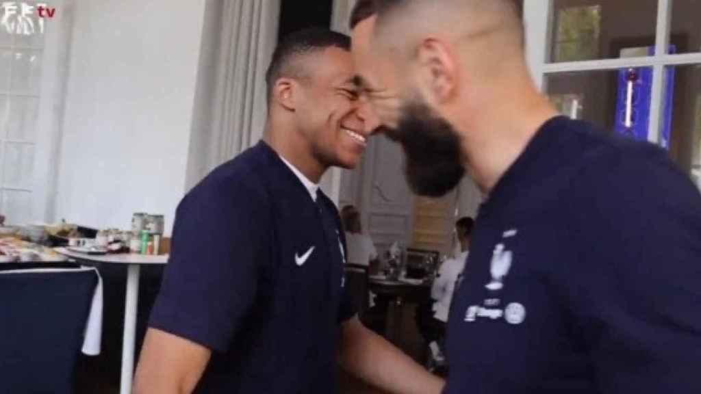Reencuentro entre Benzema y Mbappé en la selección de Francia