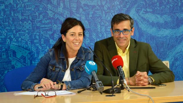 Noelia de la Cruz y Eduardo Sánchez Butragueño durante la rueda de prensa.