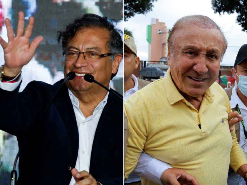 El izquierdista Gustavo Petro y el populista Rodolfo Hernández.