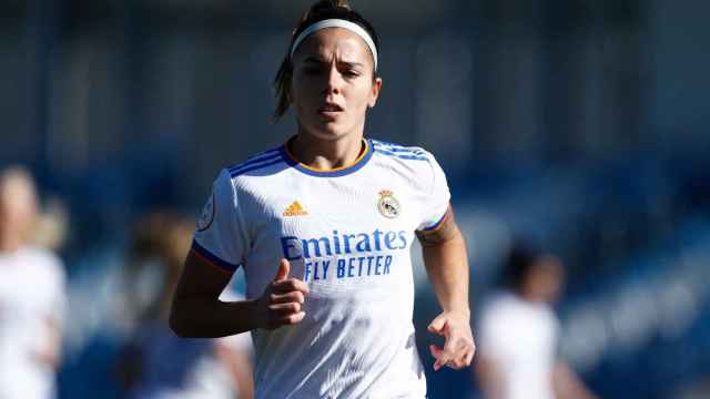 Claudia Zornoza, en un partido del Real Madrid Femenino de la temporada 2021/2022