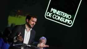 Alberto Garzón, ministro de Consumo, durante su intervención del seminario 'Loot boxes: Nuevos retos de la industria del videojuego' celebrado este miércoles.