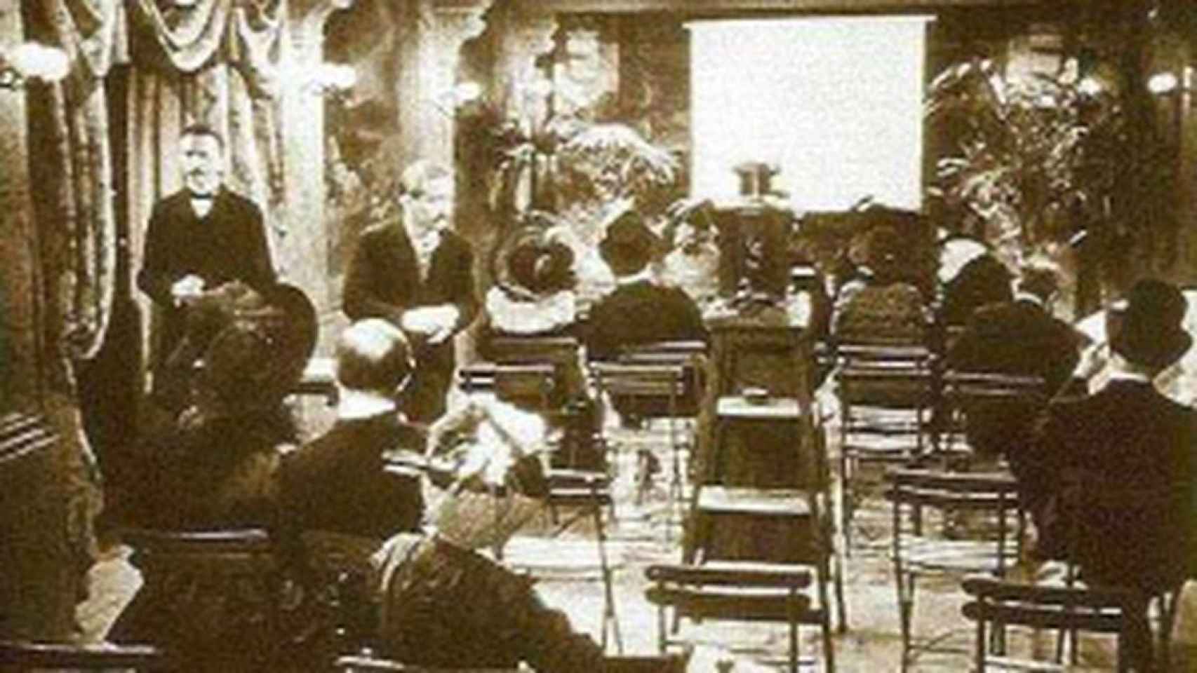Sala donde llegó el cine a Madrid en 1896.