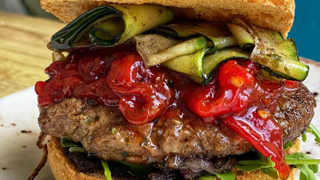 La hamburguesa creada para la ocasión.