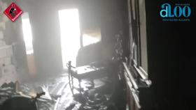 Vídeo de la intervención de los bomberos en la casa.
