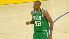 Al Horford durante un partido con los Boston Celtics.