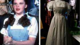 El famoso vestido que Judy Garland llevó en 'El Mago de Oz' (1939).