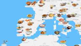 Mapa interactivo de comida