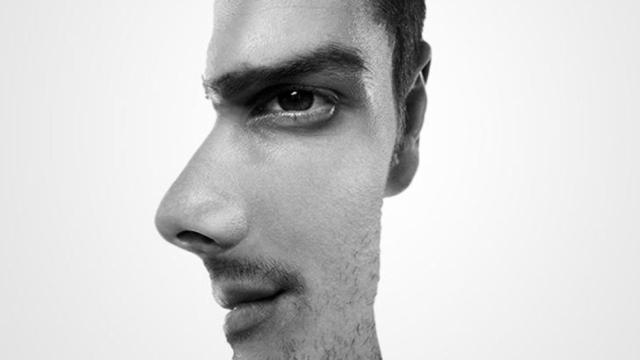 Test visual: ¿ves al hombre de frente o de perfil?