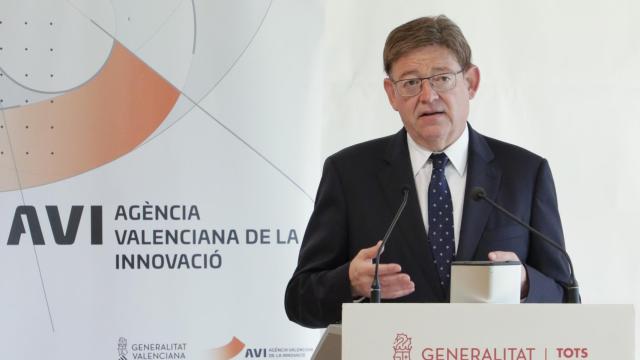 Ximo Puig en un acto de la Agencia de Innovación.