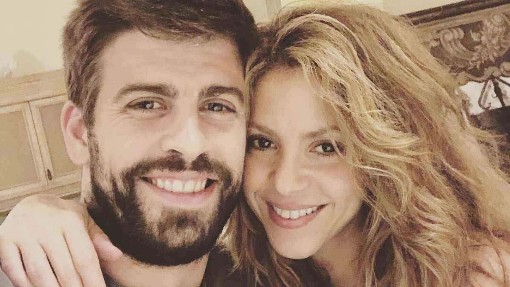 Shakira y Gerard Piqué en una imagen de sus redes sociales.