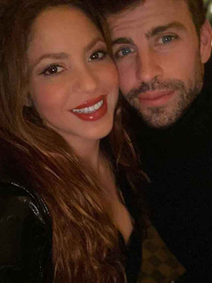 La última imagen que ha compartido Shakira con Gerard Piqué, en febrero de 2022.