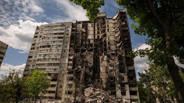 Edificio destruido.