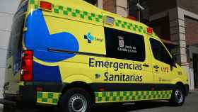 Ambulancia medicalizada del Sacyl.