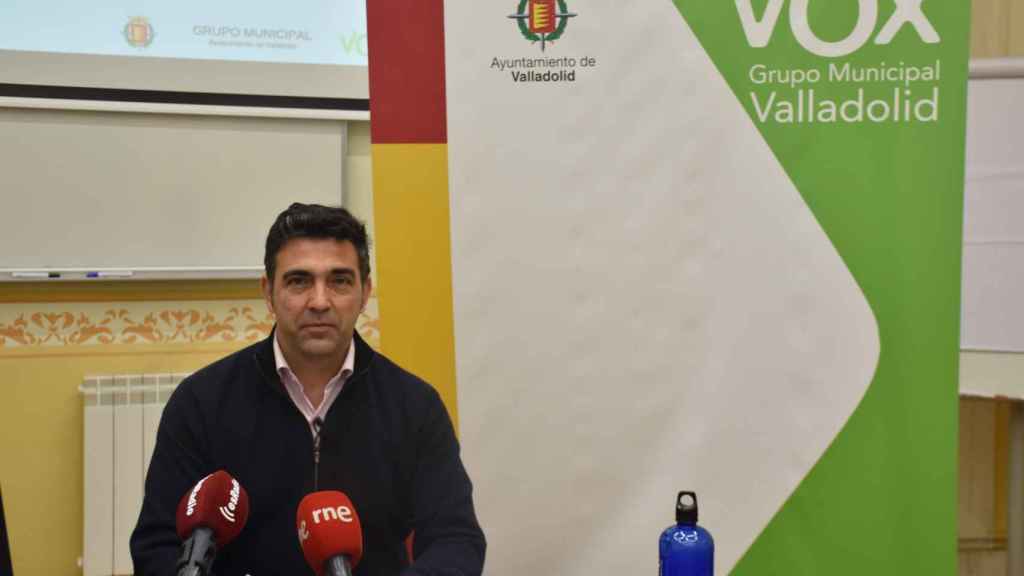 El portavoz de Vox en el Ayuntamiento de Valladolid, Javier García Bartolomé