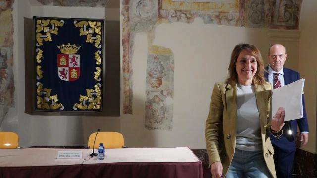 La consejera de Educación, Rocío Lucas, presenta las obras de mejora, reforma y sustitución (RMS) que se llevarán a cabo este verano en los centros docentes de Castilla y León.