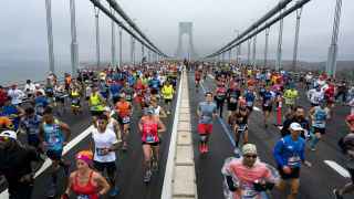 Runners participando en la maratón de Nueva York.