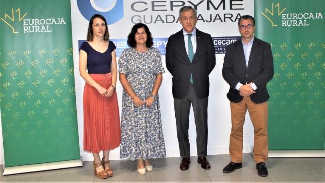 Trinidad Talavera, Marisol García, Javier López y Javier Arriola. Foto: Eurocaja Rural.