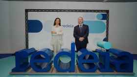 Beatriz Corredor, presidenta del Grupo Redeia, y Roberto García Merino (REE).