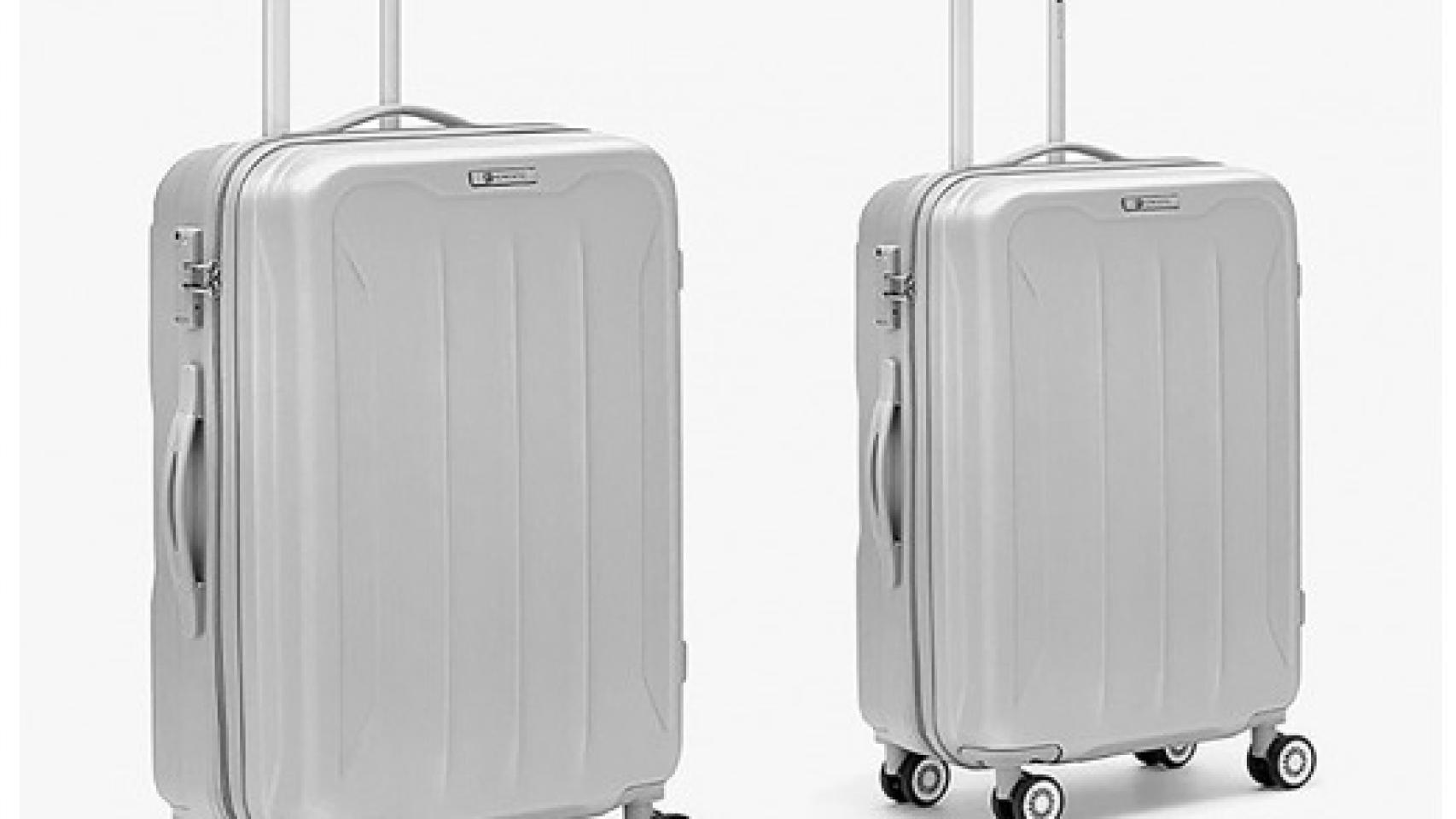 software pasado Riego El chollo de las nuevas maletas de Carrefour: ultrarresistentes y en dos  tamaños color plata