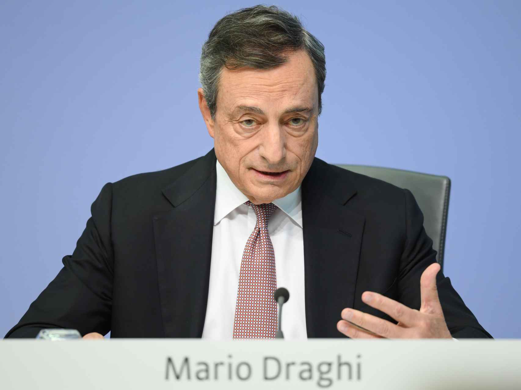 El expresidente del BCE, Mario Draghi.