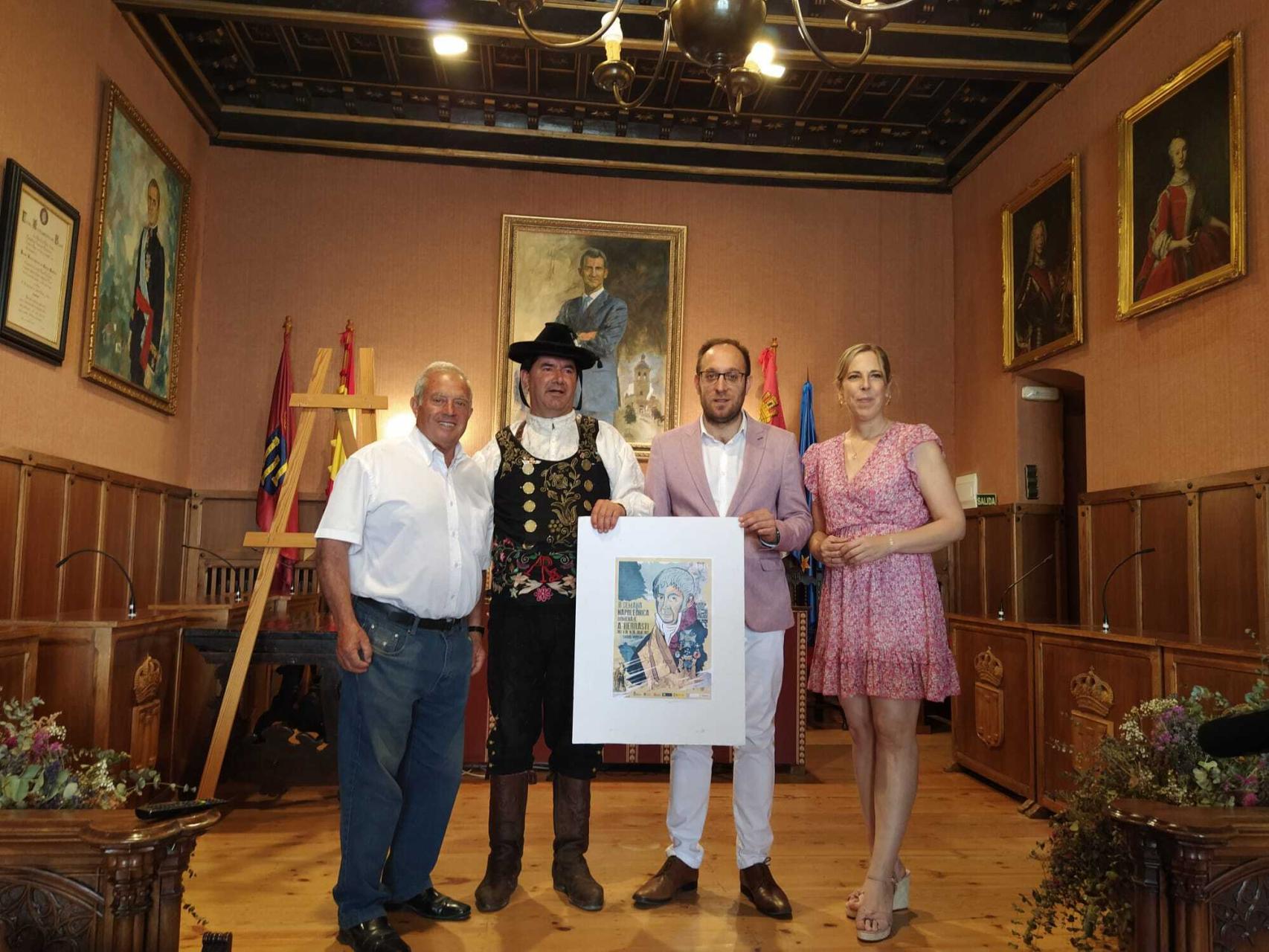 Presentación de la Semana Napoleónica en el Ayuntamiento de Ciudad Rodrigo