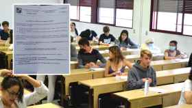 Los alumnos se enfrentan al primer examen de la EBAU en Castilla y León