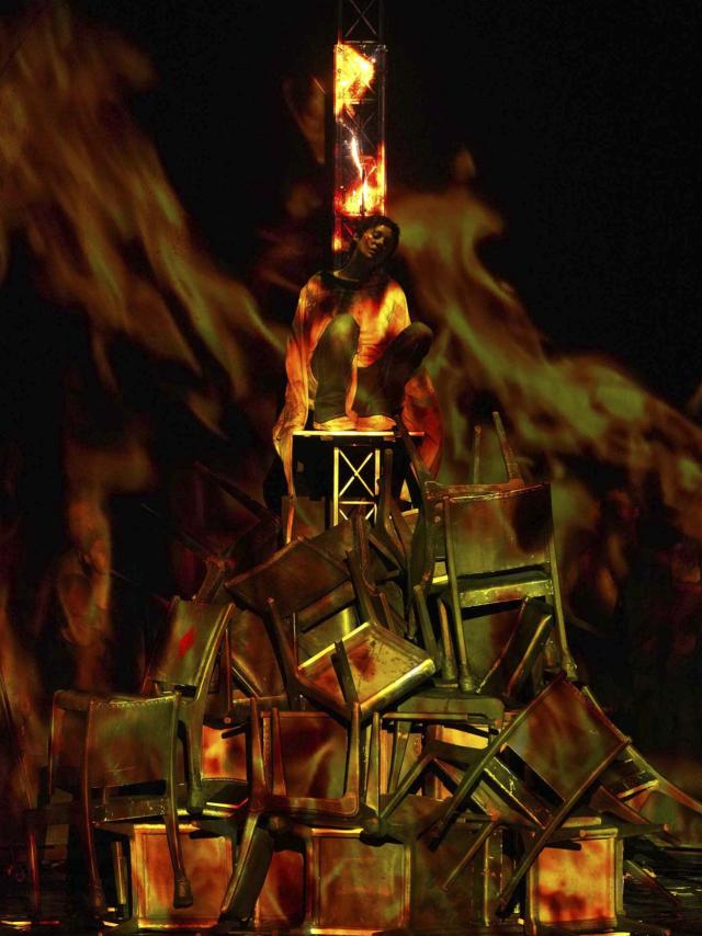 'Juana de Arco en la hoguera'