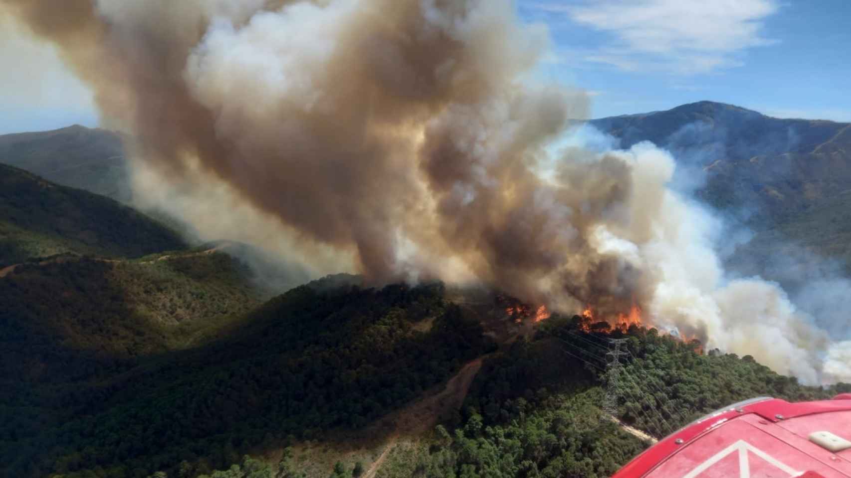 Incendio Forestal Pujerra (Málaga)