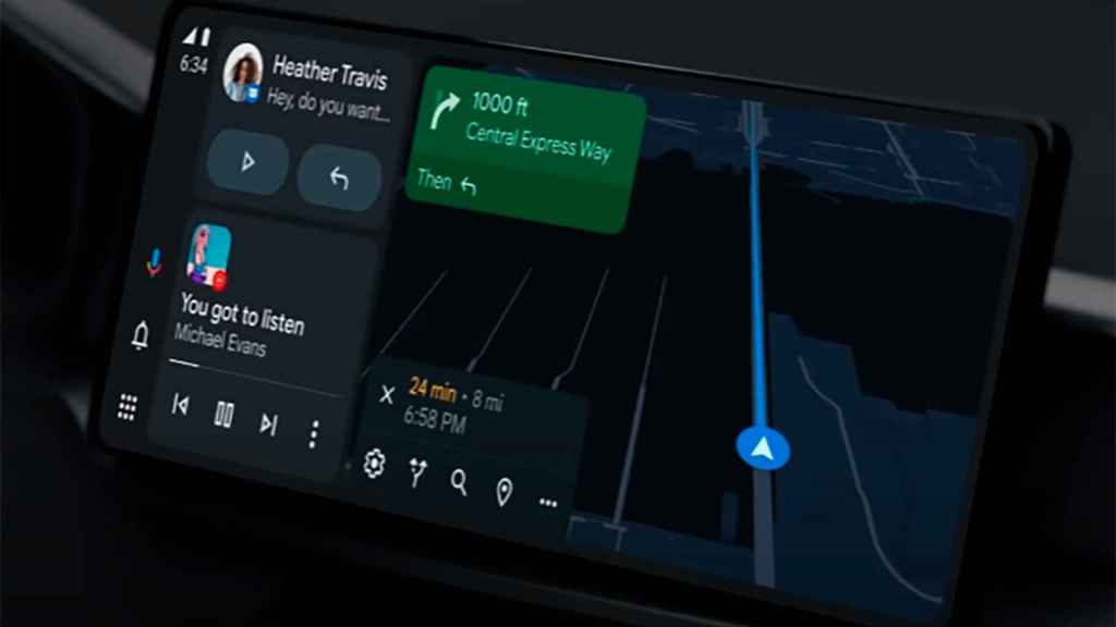 Android Auto se filtra con su interfaz renovada, Coolwalk