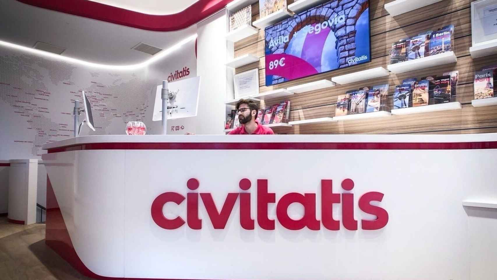Tienda de Civitatis en Madrid.