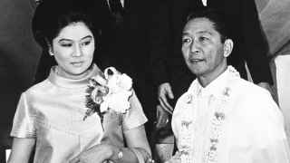 Imelda Marcos junto a su marido.