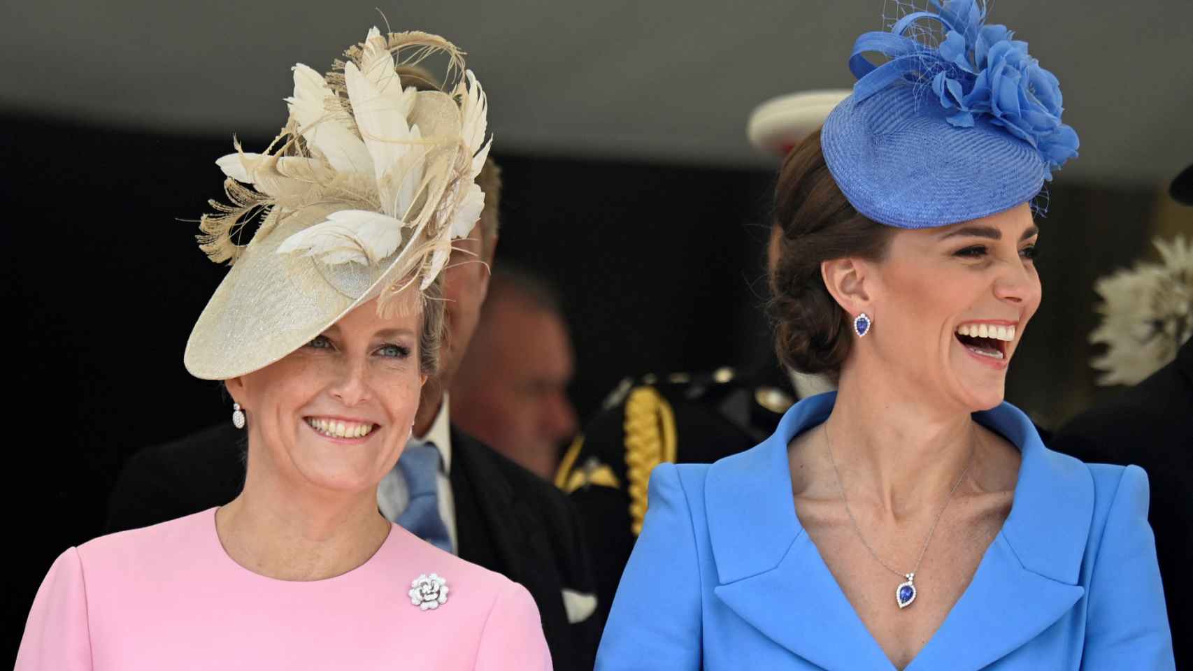 La duquesa de Cambridge y Sophie, en la ceremonia de la Jarretera.