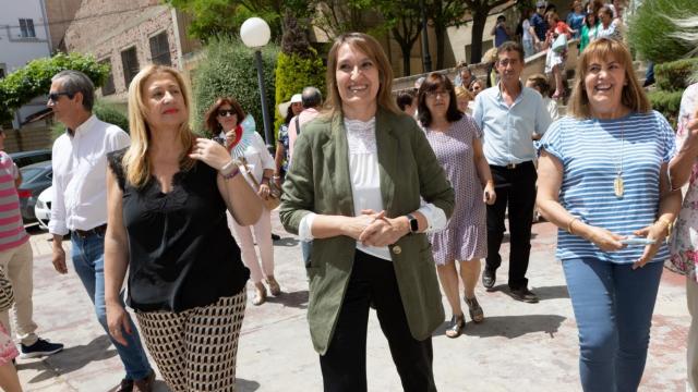 La consejera de Educación, Rocío Lucas, en el homenaje a los 120 docentes que se han jubilado en Soria estos dos últimos años