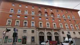 La hasta sede del Partido Comunista de Italia, en pleno corazón de Roma.