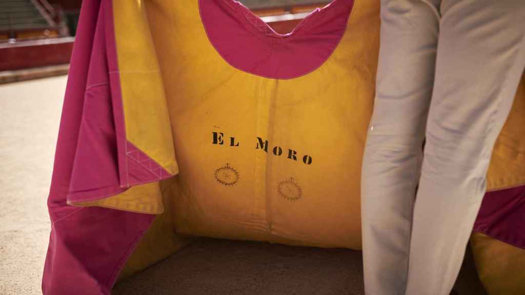 Nabil wears his nickname behind his cloak: 'El Moro'