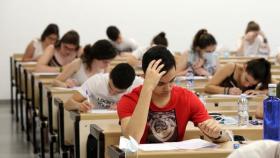 Alumnos estudiando en las aulas de la Universidad de Valladolid