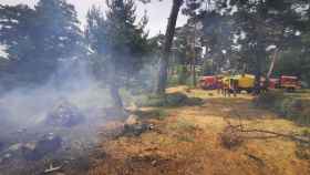 Imagen del incendio en Cerro Pelado