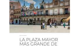 Artículo de National Geographic sobre la Plaza Mayor de la Hispanidad de Medina del Campo.