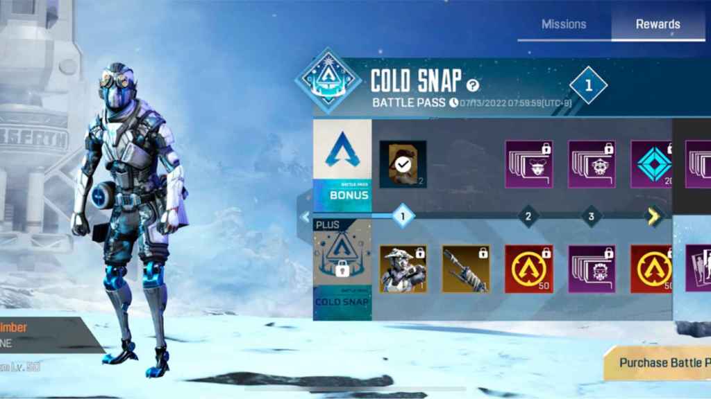 Cold snap in Apex Legends Mobile