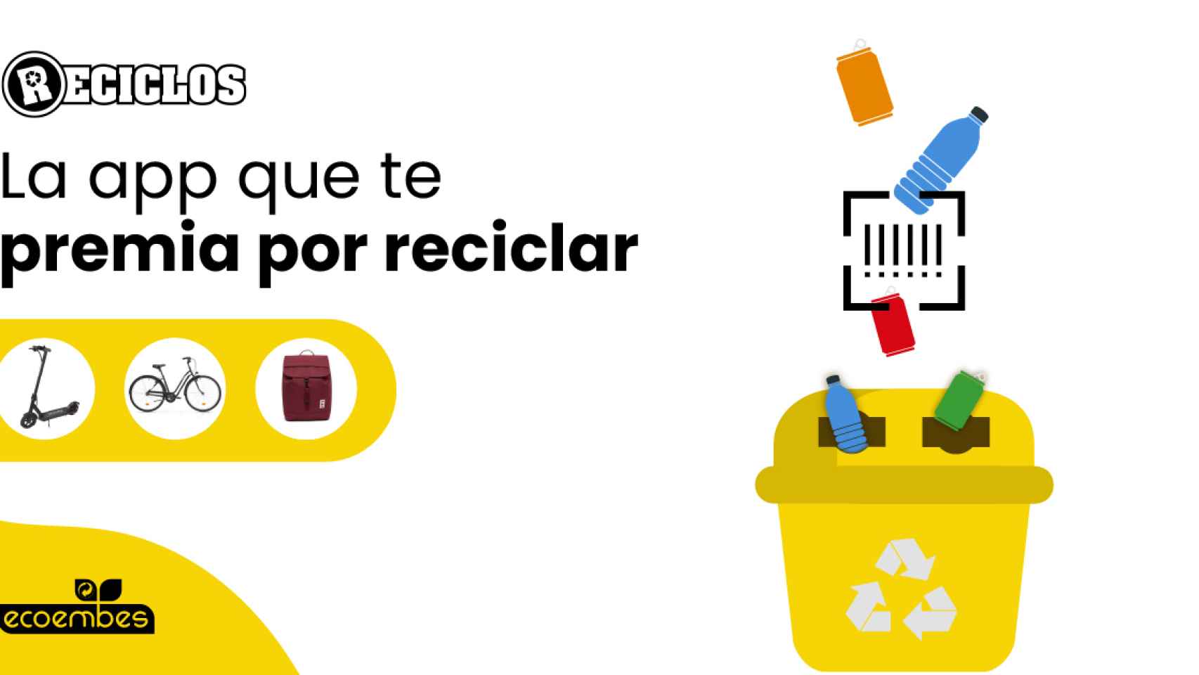 Esta aplicación te premiará por reciclar tus latas y botellas de plástico de bebidas