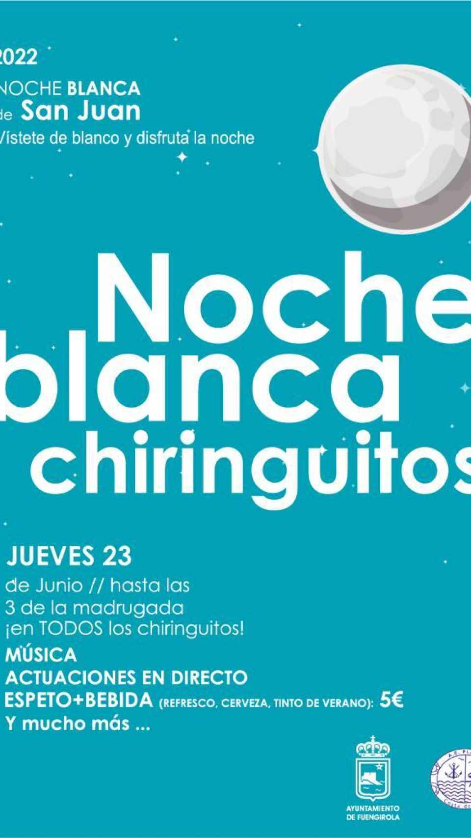 Cartel Noche Blanca Fuengirola