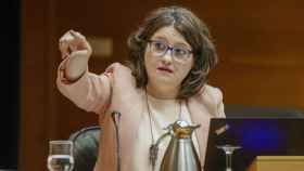La vicepresidenta valenciana Mónica Oltra en una comparecencia reciente en las Cortes.