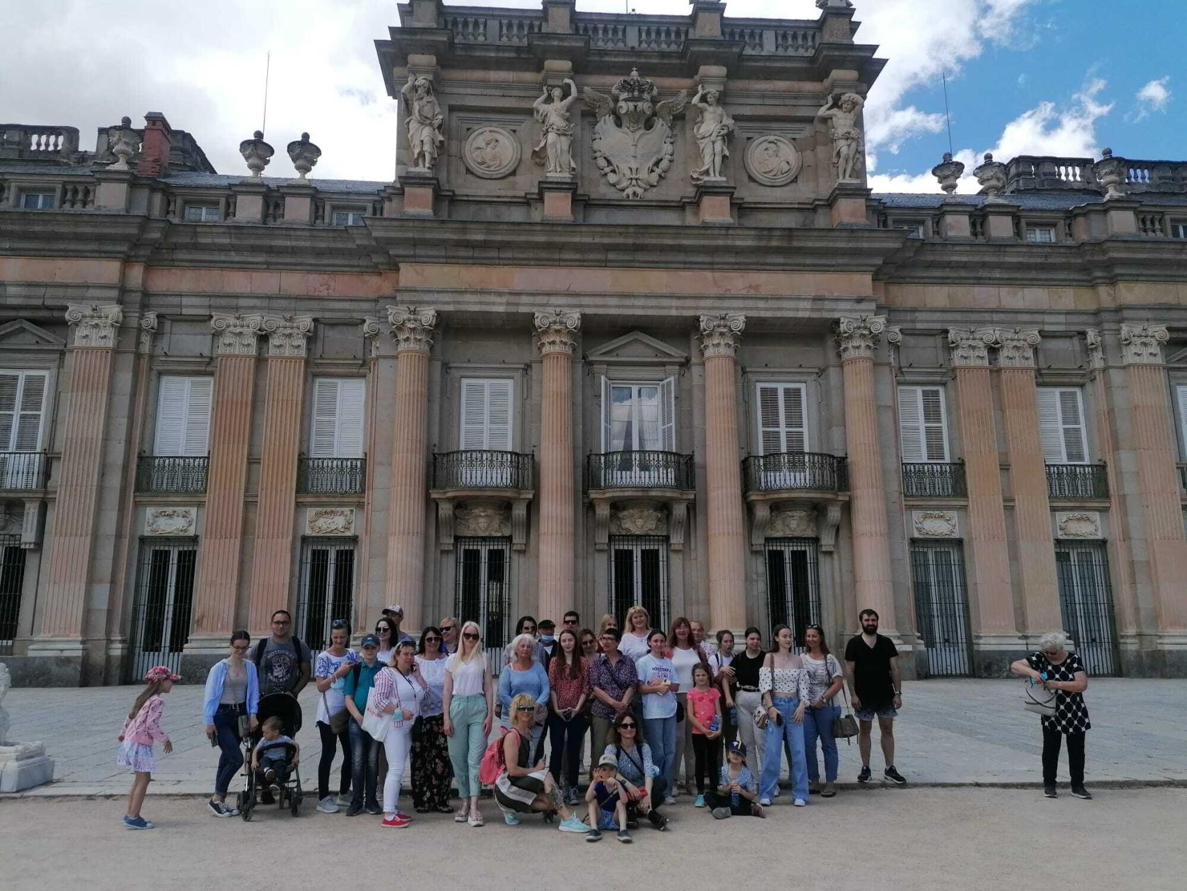 Visita de los refugiados ucranianos a la provincia de Segovia.