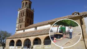 Mariano Carbajo, alcalde de Barcial de la Loma, y la Iglesia de San Pelayo