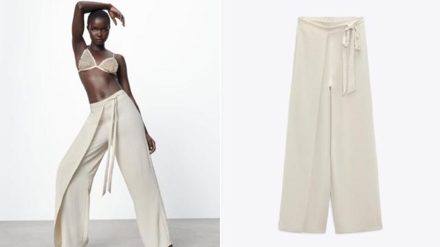 El pantalón de Zara estilo pareo.