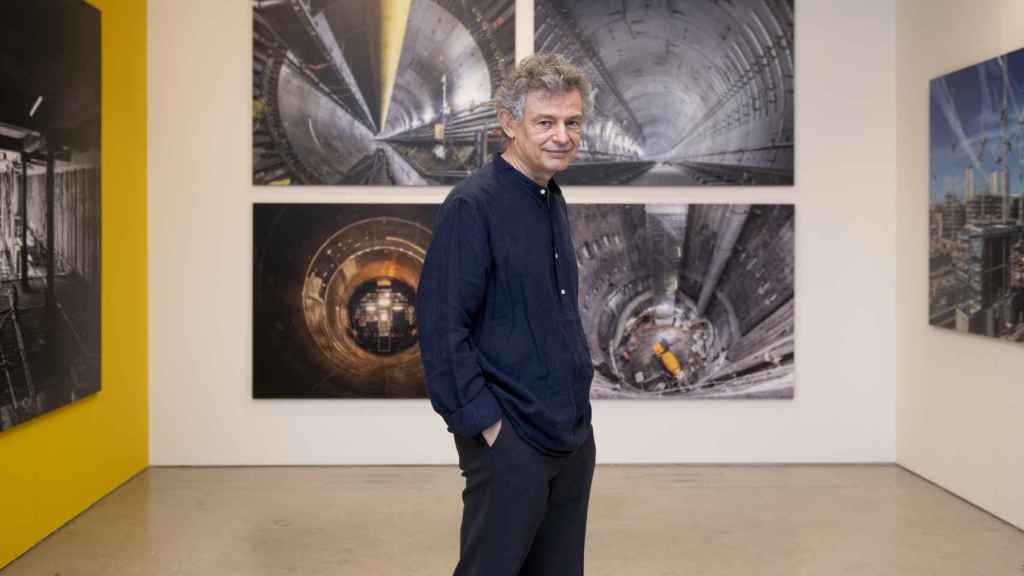 José Manuel Ballester en la exposición del Espacio Fundación Telefónica