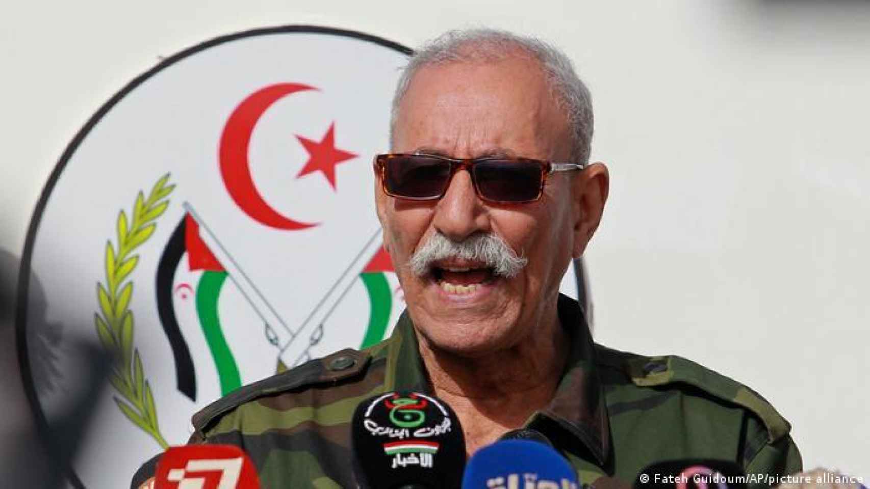 El líder del Frente Polisario, Brahim Ghali, en una imagen de archivo.