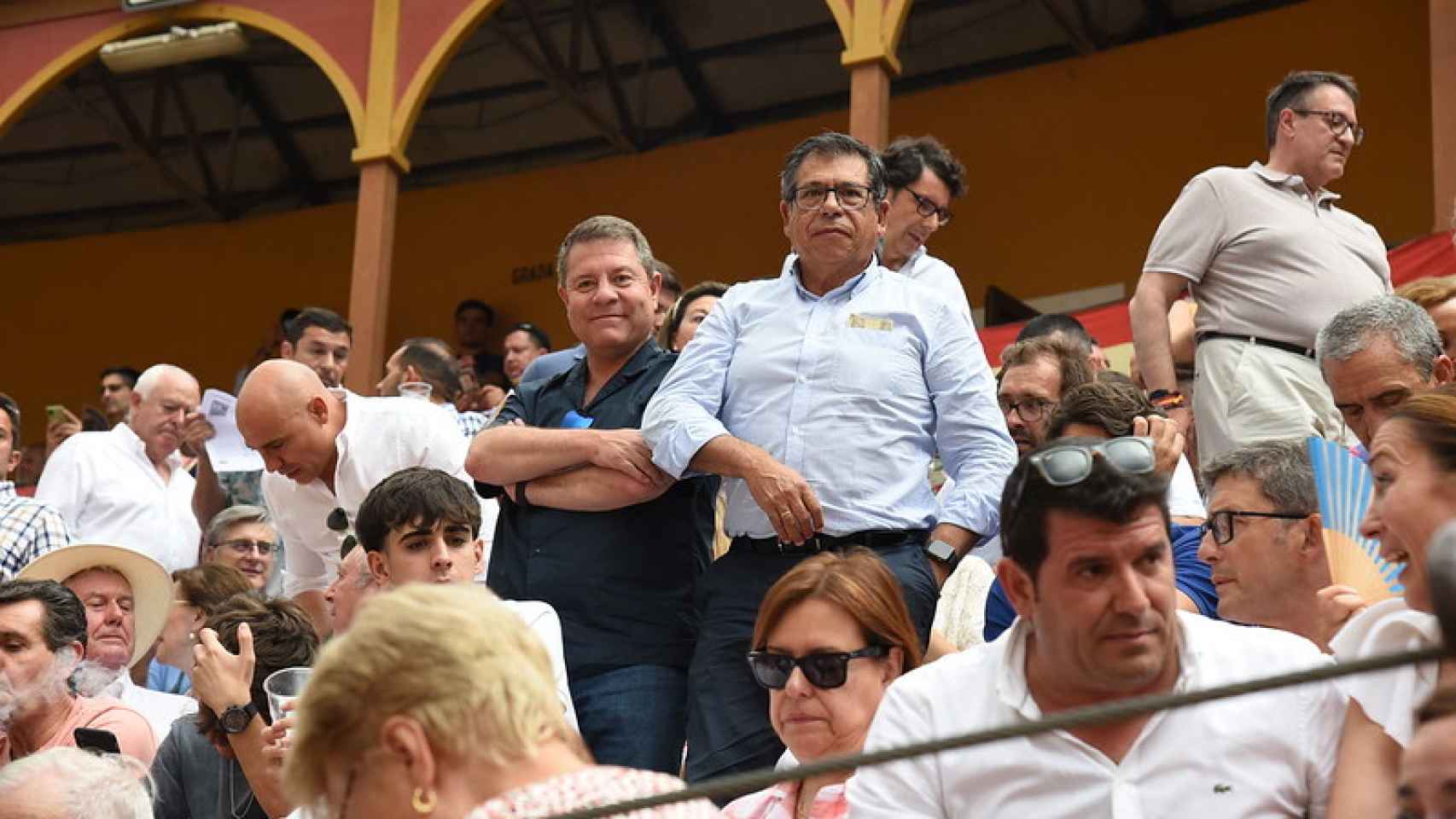 García-Page acude a la corrida del Corpus en Toledo