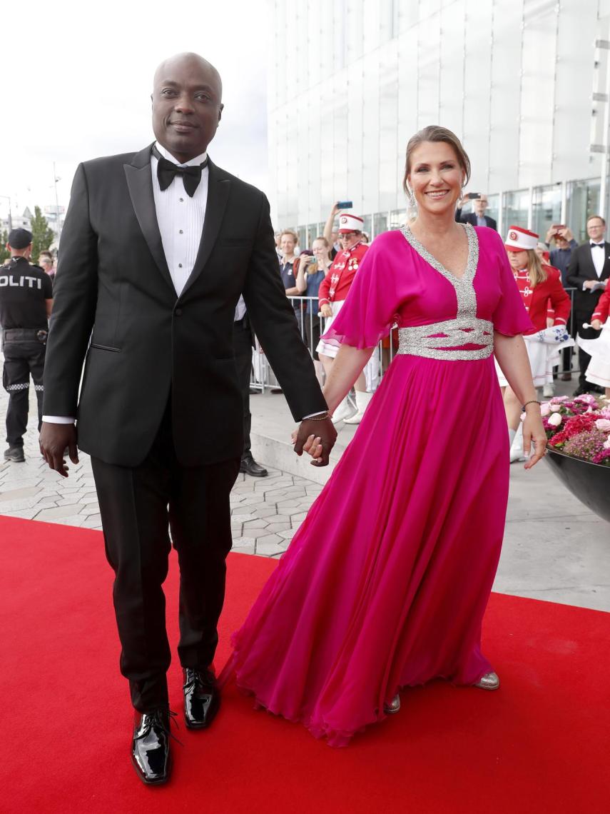 Durek Verrett y Marta Luisa de Noruega, en Oslo.